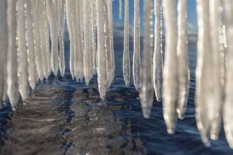 Wallpaper Sunlight Lake Water Reflection Sky Snow Winter Clouds Blue Ice Cold Frost