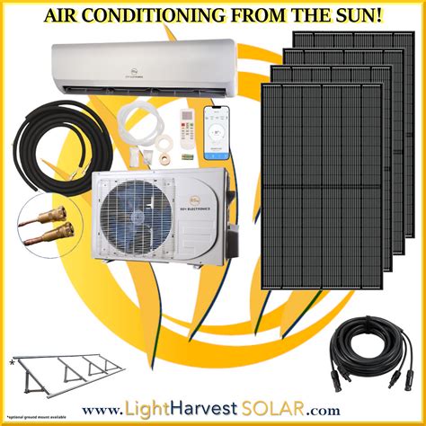 Eg Hybrid Solar Mini Split Air Conditioner Kit Btu Seer