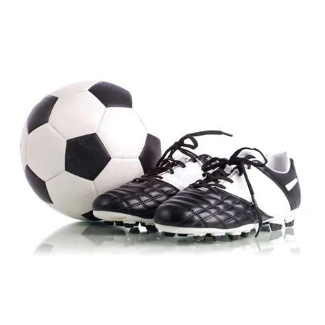 Scarpe E Pallone Da Calcio Foto Stock Vencav