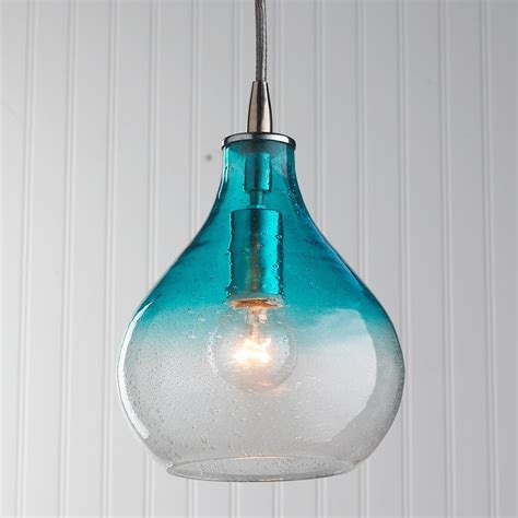 Teardrop Seeded Glass Pendant Glass Pendant Light Glass Pendant Shades Glass Pendants