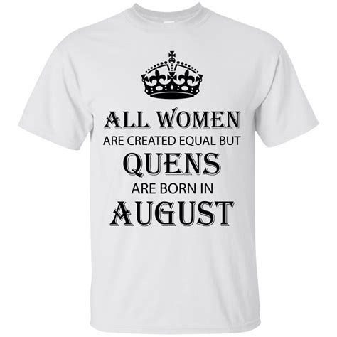 All Women Are Created Equal But Queens Are Born In August Shirt Tank