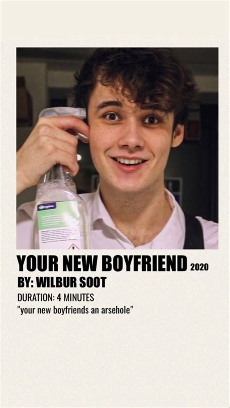 Wilbur Soot Your New Boyfriend Poster New Boyfriend Boyfriend