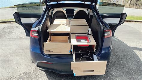 Tesla Model Y Camper Kit All In One Camp Kitchen Storage And Bed