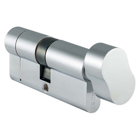 Euro Profile Cylinder And Turn 70mm 3535 Satin Stainless Steel Selco