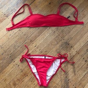 J Crew Swim Jcrew Red Bikini Poshmark