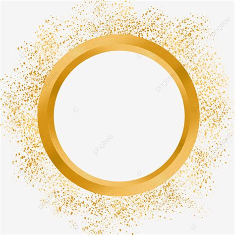 Decoraci N De Marco Dorado Png Dibujos Circulo Oro Lujo Png Y Psd