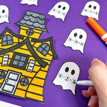 First Grade Halloween Math Craft | Addition and Subtraction Craft