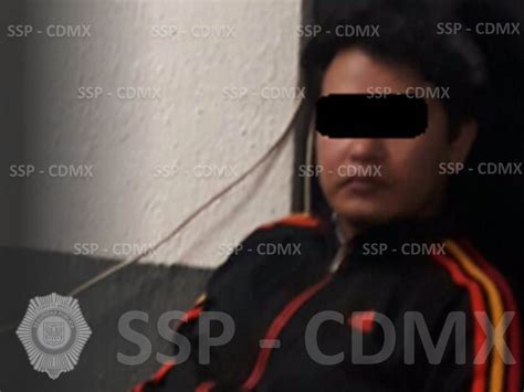 Ssp Cdmx Detuvo A Un Hombre Por El Delito De Robo De Celular En El