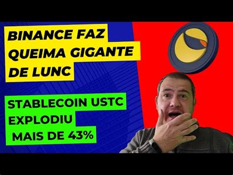 Stablecoin USTC explodiu após anúncio BINANCE faz queima gigante de