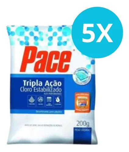 X Pastilha Pace Cloro Estabilizado Tripla A O G Piscina