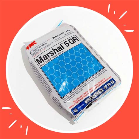 Jual Marshal 5GR Insektisida Nematisida 1kg Shopee Indonesia