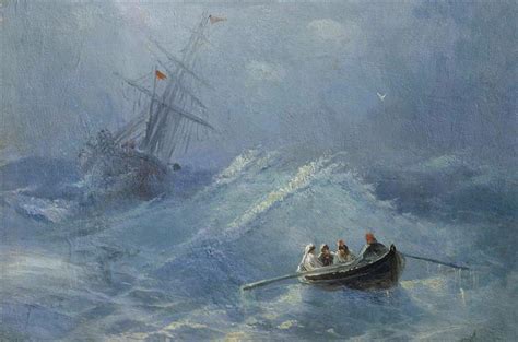 The Shipwreck in a stormy sea - Ivan Aivazovsky - WikiArt.org