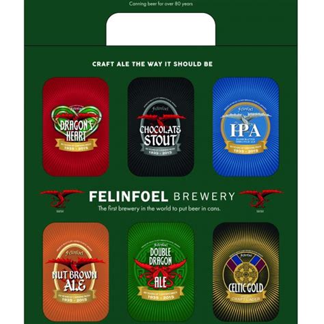 Double Dragon Craft Ale Bottles • Felinfoel Brewery