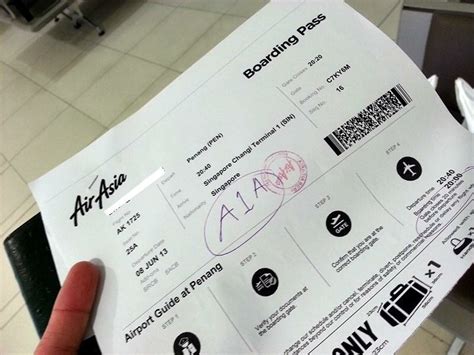 Boarding Pass Airasia