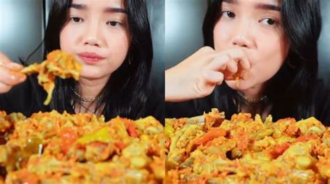 Mukbang Ceker Mercon Fuji Malah Bikin Warganet Gatel Mau Ajari Makan