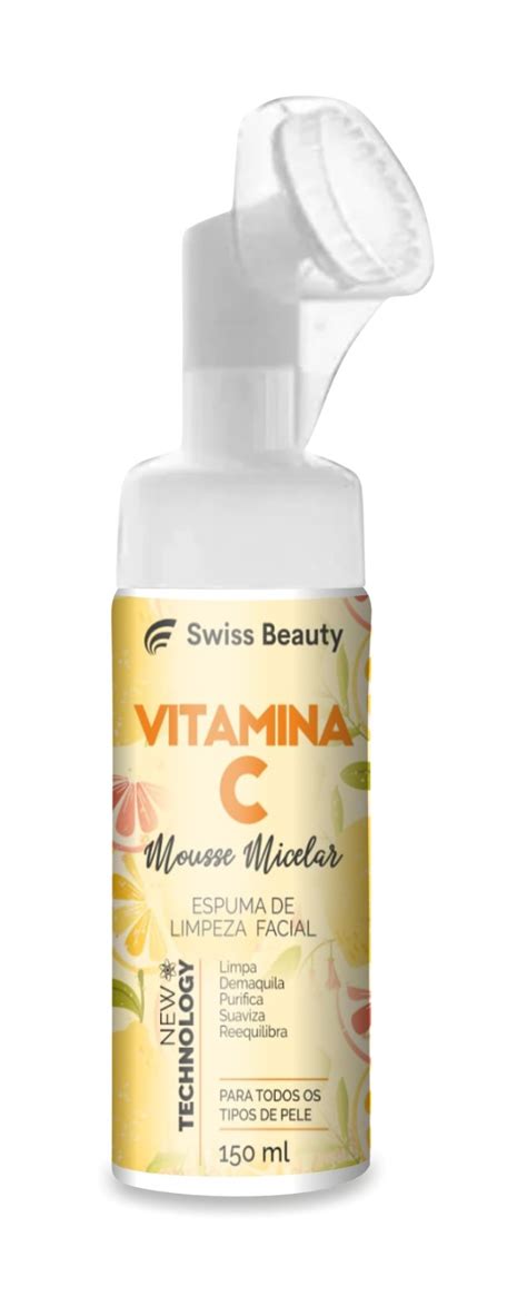 MOUSSE MICELAR FACIAL VITAMINA C SWISS BEAUTY 150ML Distribuidora Dos