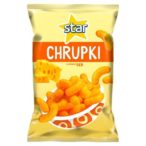 Star Chrupki kukurydziane o smaku sera 120 g Zakupy online z dostawą