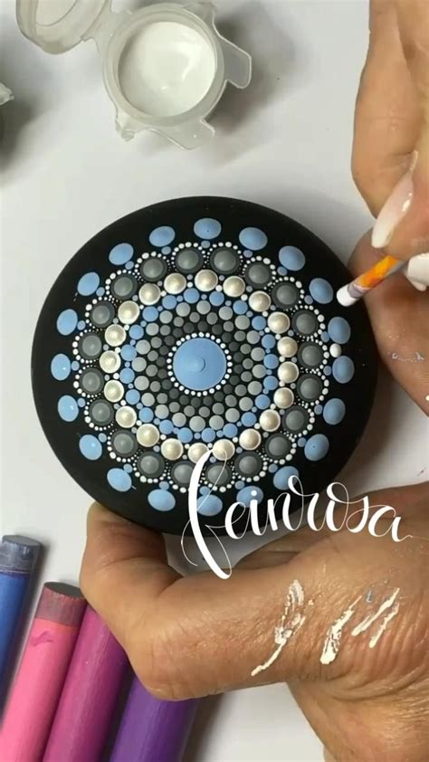 Diy Mandala Dot Painting Diy Mandala Steine Bemalen Mit Dotting Tools