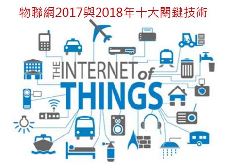 市場報導 ： 物聯網2017與2018年十大關鍵技術 科技產業資訊室iknow