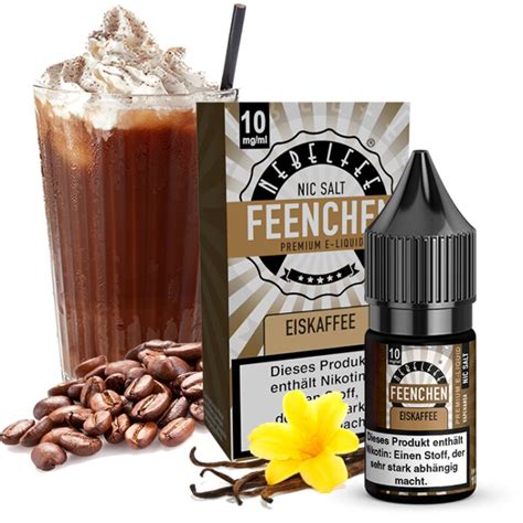 Nebelfee Eiskaffee Feenchen Nicsalt Liquid 10 Ml 10 Mg Mit Banderole