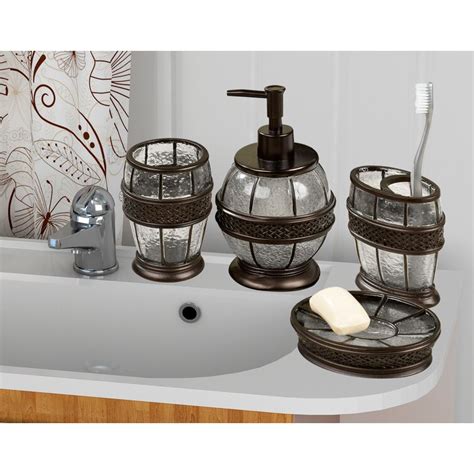 Fleur De Lis Bathroom Accessories Set Semis Online