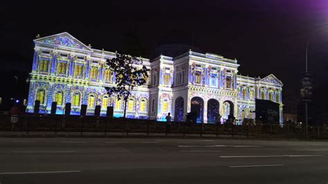 Singapore Night Festival, National Museum : r/oddlysatisfying