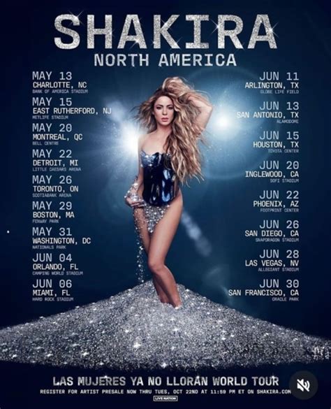 Lo Prometido Es Deuda Shakira Ya Tiene Las Nuevas Fechas Para Su Gira