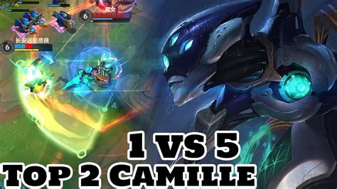 Wild Rift Camille Top 2 Camille Gameplay Rank Season 12 Youtube