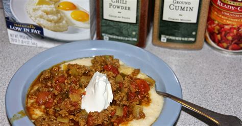 Corals Grocery Bag Hamburger Stew With Cheesy Grits