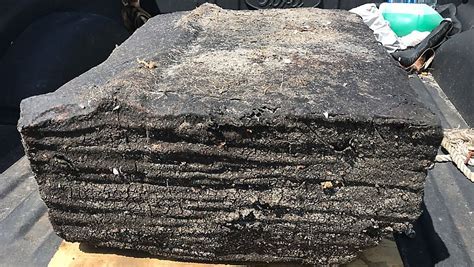 Expert Rubber Bales On Florida Beaches May Have Wwii Tie