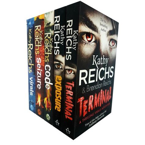 Kathy reichs virals series 5 books collection set (virals, seizure, code, exposure, terminal ...