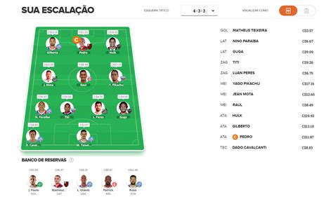 Cartola FC 8ª rodada dicas quem joga e sugestão de times para mitar