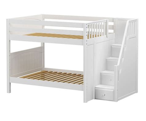 Full Over Full with Stairs Bunk Beds | Shop Bunk Beds