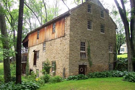 Stovers Mill Grist Mill Manor Farm Bucks Co Pennsylvania