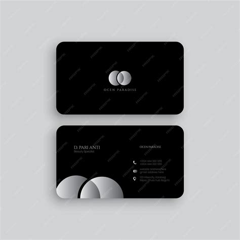 Premium Vector Modern Minimal And Clean Business Card Design Mockup