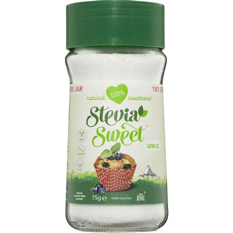 Stevia Sweet Sweet Granulated Jar 75g Woolworths