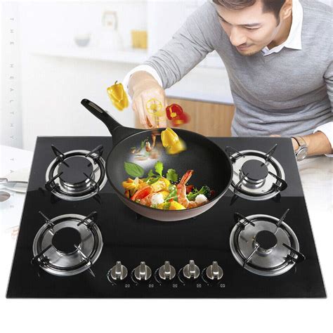 Buy 30 Inch Gas Cooktop Gas Hob Stovetop 5 Burners Natural Gas Cooktops