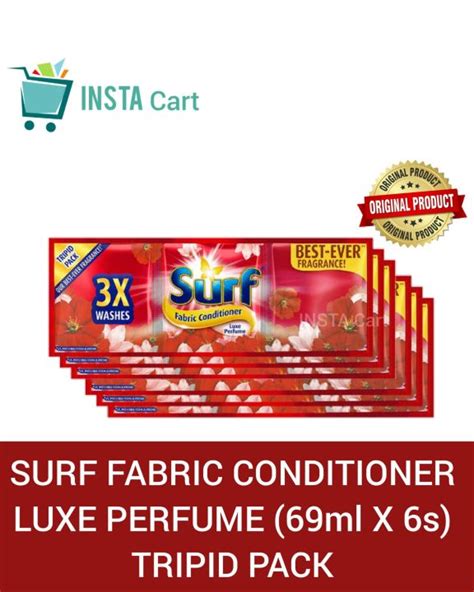 Surf Fabric Conditioner Luxe Perfume Ml X S Tripid Pack Lazada Ph