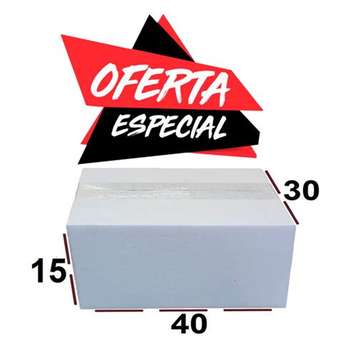 10 Caixas de Papelão Branco 40 x 30 x 15 Correios E commerce