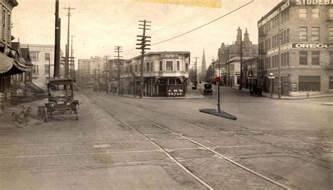 W Burnside And 19th 1910 Vintage Portland