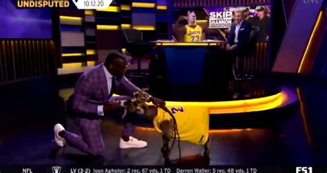 Shannon Sharpe Brings Real Goat On Set To Troll Skip Bayless, Celebrate ...