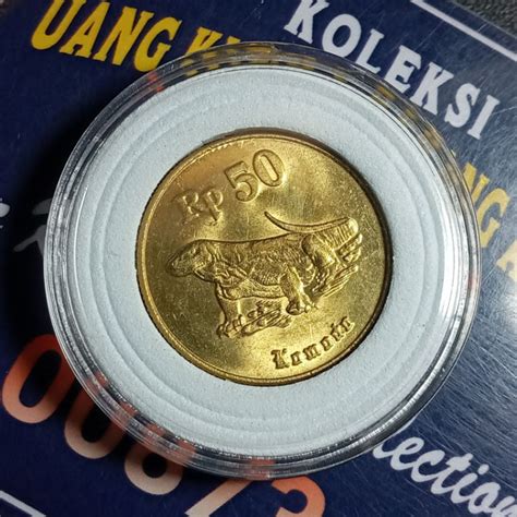 Jual TKYC002 Koleksi Koin 50 Rupiah Komodo Tahun 1997 Keydate Lustre