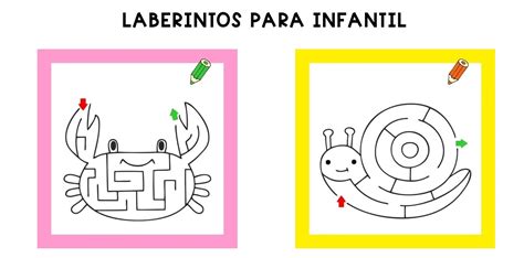 Sencillos Laberintos De Animales Para Infantil