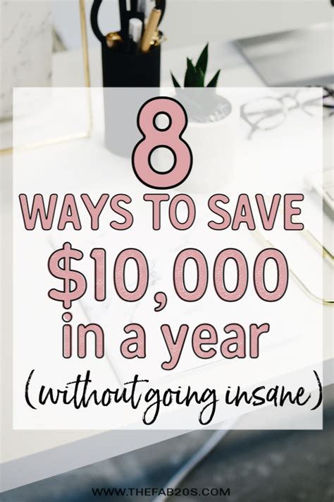 8 Ways To Save 10 000 In A Year Thefab20s