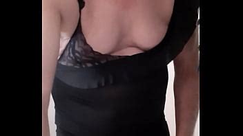 Sissy Crossdresser Con Mini Vestido Negro XVIDEOS