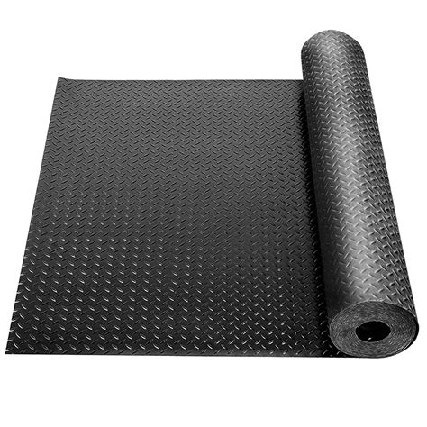 Heavy Duty Garage Floor Mat Rolls Diamond Plate Thickened Pvc Non Slip Garage Flooring Roll