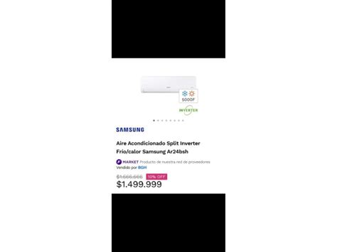 Para Exigentes Liquido Remato Aire Acondicionado Samsung Inverter De 5