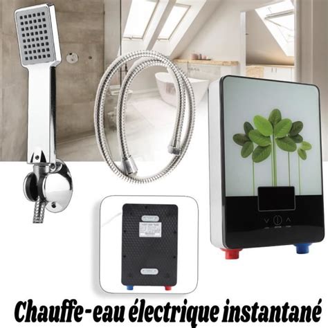 Rho Chauffe Eau Lectrique Instantan Imm Diat Avec Pommeau De Douche