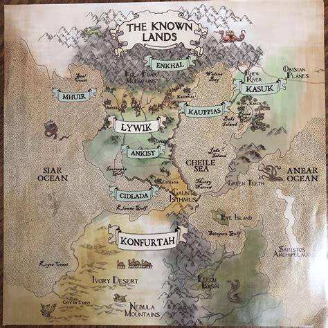 The Known Lands In The King S Dilemma Chronicles Of The Kingdom Of