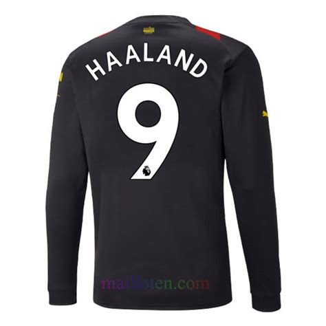 Buy 9 Haaland Manchester City Away Jersey 2022 23 Full Sleeves